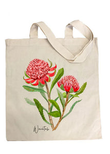 Perfect Gift for Any Occasion - Waratah Navy Scarf & Tote Bag | Navy