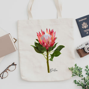 AGCB1002: Protea Cotton Tote Bag