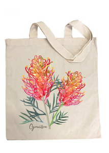 AGCB1003: Grevillea Cotton Tote Bag