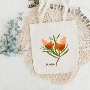 AGCB1004: Banksia Cotton Tote Bag