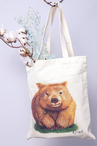 AGCB1006: Wombat Cotton Tote Bag