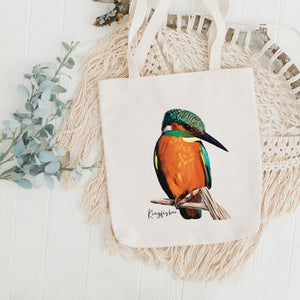 AGCB1007: Kingfisher Cotton Tote Bag