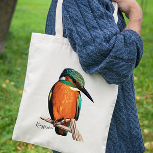 AGCB1007: Kingfisher Cotton Tote Bag