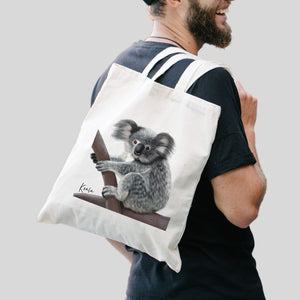 AGCB1008: Koala Cotton Tote Bag