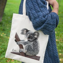 Load image into Gallery viewer, AGCB1008: Koala Cotton Tote Bag
