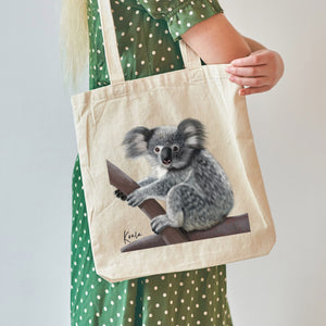 AGCB1008: Koala Cotton Tote Bag