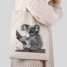 Load image into Gallery viewer, AGCB1008: Koala Cotton Tote Bag
