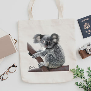 AGCB1008: Koala Cotton Tote Bag