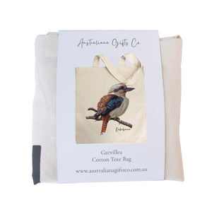 AGCB1010: Kookaburra Cotton Tote Bag