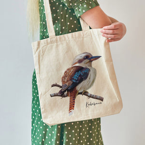 AGCB1010: Kookaburra Cotton Tote Bag