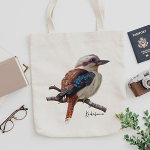 AGCB1010: Kookaburra Cotton Tote Bag