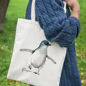 AGCB1013: Penguin Cotton Tote Bag