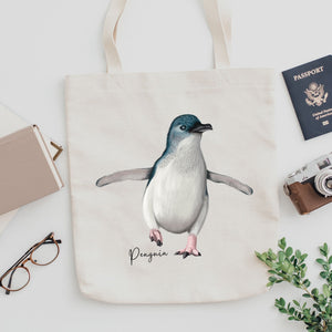 AGCB1013: Penguin Cotton Tote Bag