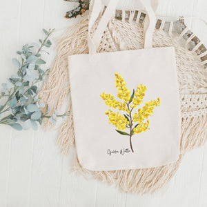 AGCB1015: Golden Wattle Cotton Tote Bag