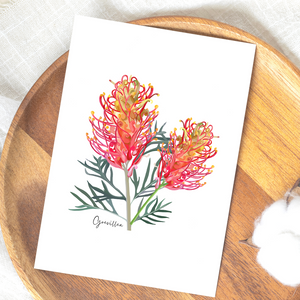 AGCC1000: Grevillea Flower Card