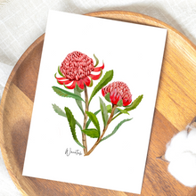 Load image into Gallery viewer, AGCC1003: Waratah Flower Card
