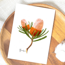 Load image into Gallery viewer, AGCC1005: Banksia Flower Card
