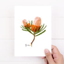 Load image into Gallery viewer, AGCC1005: Banksia Flower Card
