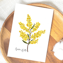 Load image into Gallery viewer, AGCC1007: Golden Wattle Flower Card
