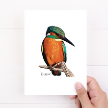 Load image into Gallery viewer, AGCC1016: Kingfisher Card
