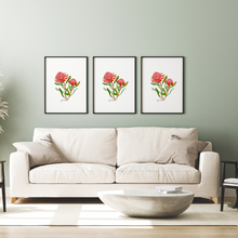 Load image into Gallery viewer, AGCP1003: Waratah Flower Poster
