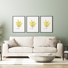 Load image into Gallery viewer, AGCP1007: Golden Wattle Flower Poster
