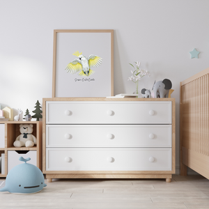 AGCP1018: Sulphur Crested Cockatoo Poster