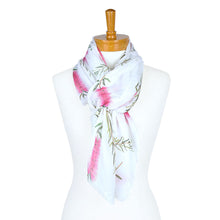 Load image into Gallery viewer, AGCS1003: Pink: Bottlebrush Flower Scarf
