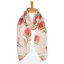 Load image into Gallery viewer, Perfect Gift for Any Occasion - Waratah Beige Scarf &amp; Tote Bag
