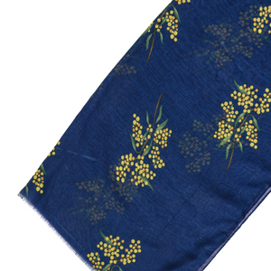 AGCS1016: Navy: Golden Wattle Scarf