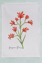 Load image into Gallery viewer, AGCT1006: Kangaroo Paw Tea Towel
