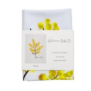 AGCT1007: Golden Wattle Tea Towel