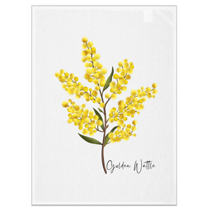 AGCT1007: Golden Wattle Tea Towel