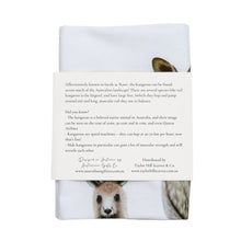 Load image into Gallery viewer, AGCT1009: Kangaroo Tea Towel
