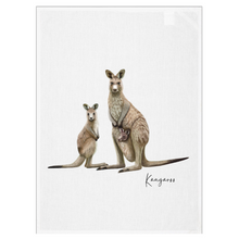 Load image into Gallery viewer, Australiana Icons Tea Towels – Kangaroo &amp; Koala Set
