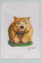 Load image into Gallery viewer, AGCT1011: Wombat Tea Towel
