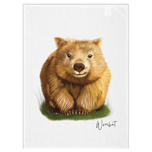 Load image into Gallery viewer, Aussie Icons Tea Towels – Wombat &amp; Echidna
