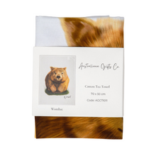 Load image into Gallery viewer, Aussie Icons Tea Towels – Wombat &amp; Echidna
