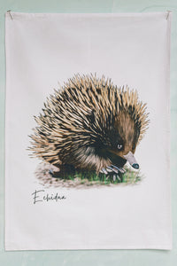 AGCT1012: Echidna Tea Towel