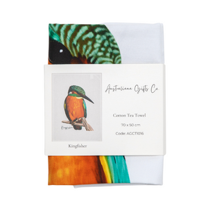 Colourful Aussie Birds Tea Towels – Set of 4