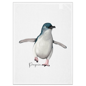 Aussie Legends Tea Towels – Kangaroo, Koala & Penguin Party