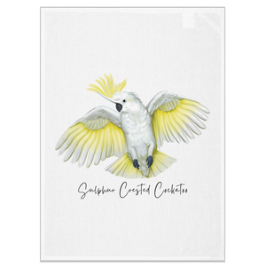 Colourful Aussie Birds Tea Towels – Set of 4