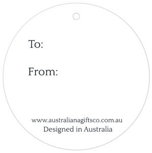 AGCTA1000: Grevillea Flower Gift Tag