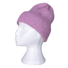 Load image into Gallery viewer, THSAP1260: (2pcs) Magenta Twisted Rib Stitch Scarf Beanie Set
