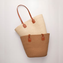 Load image into Gallery viewer, THSB1027: Fawn: French Weave Tote Bag
