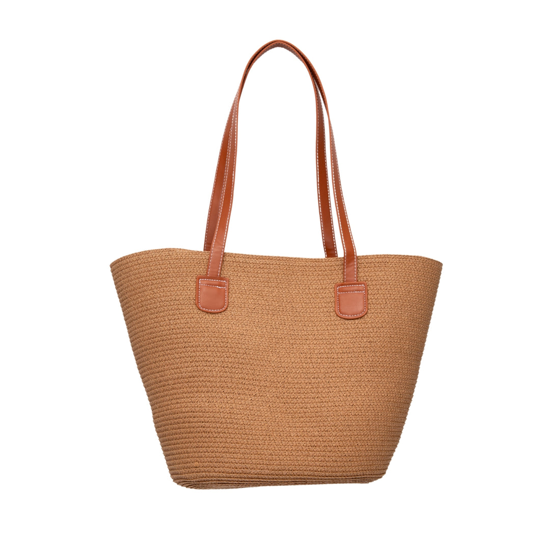 THSB1027: Fawn: French Weave Tote Bag