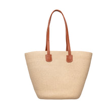 Load image into Gallery viewer, THSB1028: Sand: French Weave Tote Bag
