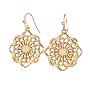 THSE1052: Gold: Asta Earrings