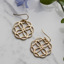 Load image into Gallery viewer, THSE1055: Gold: Zena Earrings
