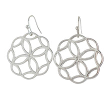 Load image into Gallery viewer, THSE1056: Silver: Zena Earrings
